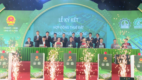 Lễ khởi c&ocirc;ng Dự &aacute;n Cụm c&ocirc;ng nghiệp Kim Th&aacute;i