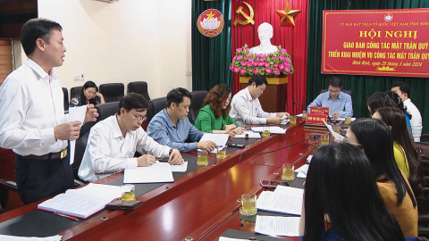 Triển khai nhiệm vụ c&ocirc;ng t&aacute;c Mặt trận Qu&yacute; II/2024