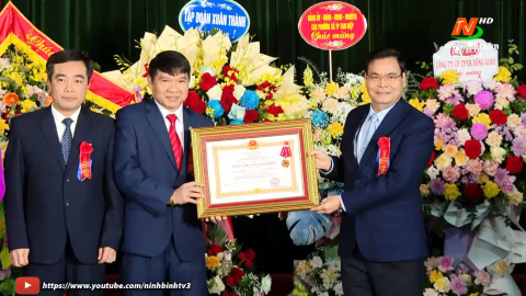 Phường Trung Sơn kỷ niệm 40 năm th&agrave;nh lập v&agrave; đ&oacute;n nhận Hu&acirc;n chương Lao động hạng Nhất