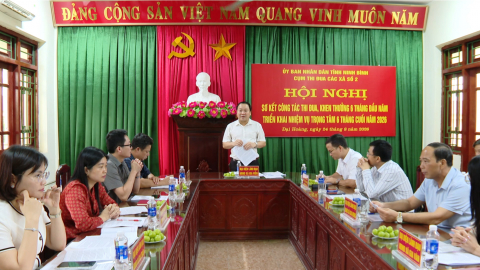  Cụm thi đua c&aacute;c x&atilde; số 2 sơ kết c&ocirc;ng t&aacute;c thi đua, khen thưởng