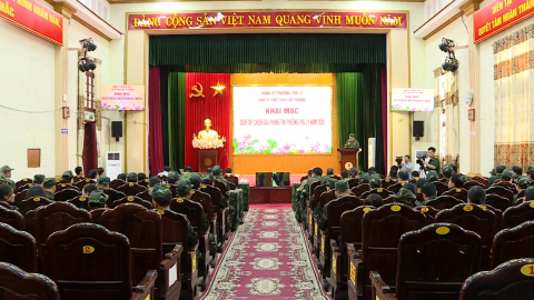 Phường Phủ L&yacute; diễn tập chiến đấu ph&ograve;ng thủ năm 2026