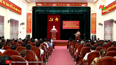 Đại biểu Quốc hội tỉnh tiếp x&uacute;c cử tri huyện Y&ecirc;n M&ocirc;