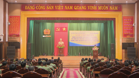 N&acirc;ng cao năng lực quản l&yacute; nh&agrave; nước về văn h&oacute;a, văn nghệ cho c&aacute;n bộ, chiến sỹ CAND