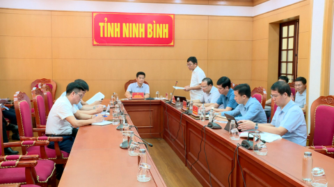 Hội nghị kiểm điểm tiến độ lập c&aacute;c đồ &aacute;n Quy hoạch đ&ocirc; thị v&agrave; n&ocirc;ng th&ocirc;n 