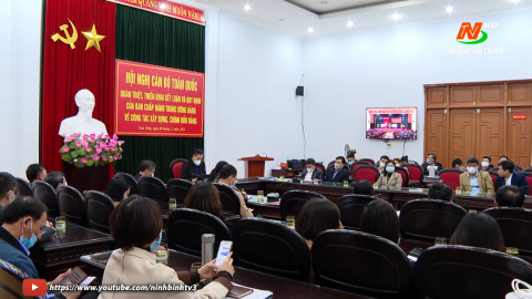 Nghi&ecirc;m t&uacute;c theo d&otilde;i Hội nghị c&aacute;n bộ to&agrave;n quốc về x&acirc;y dựng, chỉnh đốn Đảng