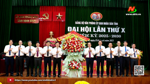 Đại hội Đảng bộ Văn ph&ograve;ng UBND tỉnh lần thứ X, nhiệm kỳ 2025 - 2030