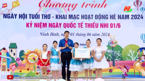 Trung t&acirc;m Thanh, thiếu nhi tỉnh tổ chức chương tr&igrave;nh "Ng&agrave;y hội tuổi thơ"