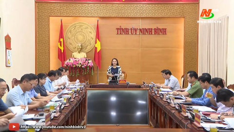 Hội nghị Ban Thường vụ Tỉnh ủy - 05/07/2022