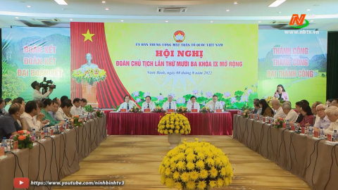 Hội nghị Đo&agrave;n Chủ tịch Ủy ban Trung ương MTTQ Việt Nam lần thứ mười ba
