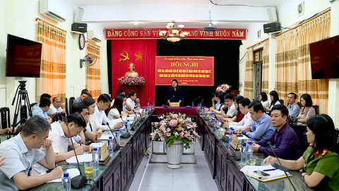 Kiểm điểm tiến độ thực hiện kế hoạch kh&aacute;m sức khỏe định kỳ, kh&aacute;m s&agrave;ng lọc miễn ph&iacute;