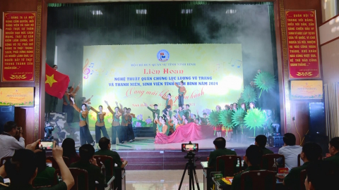Li&ecirc;n hoan nghệ thuật quần ch&uacute;ng LLVT v&agrave; thanh ni&ecirc;n, sinh vi&ecirc;n năm 2024