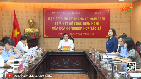 L&atilde;nh đạo UBND tỉnh gặp gỡ doanh nghiệp, hợp t&aacute;c x&atilde; định kỳ