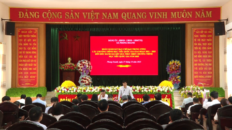 Gi&aacute;m s&aacute;t thực hiện c&aacute;c Chương tr&igrave;nh mục ti&ecirc;u quốc gia tại x&atilde; Phong Doanh