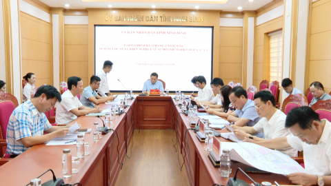 L&atilde;nh đạo UBND tỉnh gặp gỡ định kỳ doanh nghiệp