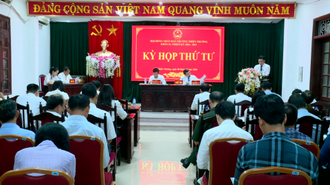 Kỳ họp thứ 4, HĐND phường Thi&ecirc;n Trường