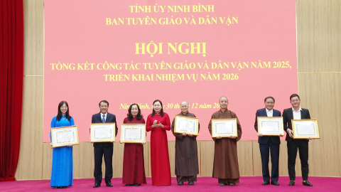 Tổng kết c&ocirc;ng t&aacute;c Tuy&ecirc;n gi&aacute;o v&agrave; D&acirc;n vận năm 2025