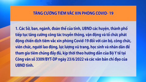 Tăng cường ti&ecirc;m v&aacute;c xin ph&ograve;ng Covid-19