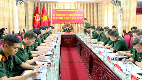 Tiếp tục n&acirc;ng cao hiệu quả c&ocirc;ng t&aacute;c Bi&ecirc;n ph&ograve;ng