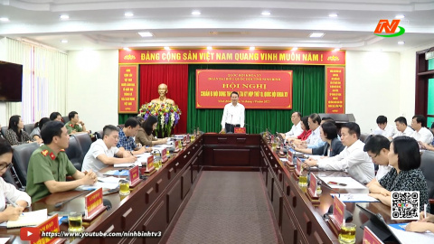 Hội nghị chuẩn bị nội dung tham gia tại Kỳ họp thứ 10, Quốc hội kh&oacute;a XV
