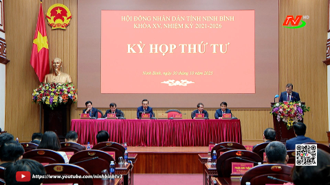 Kỳ họp thứ tư, HĐND tỉnh Ninh B&igrave;nh kh&oacute;a XV, nhiệm kỳ 2021-2026