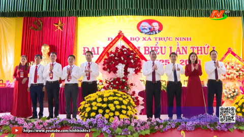 Đồng ch&iacute; Ph&oacute; B&iacute; thư Tỉnh ủy, Chủ tịch HĐND tỉnh L&ecirc; Quốc Chỉnh dự v&agrave; chỉ đạo Đại hội Đảng bộ x&atilde; Trực Ninh, nhiệm kỳ 2025-2030