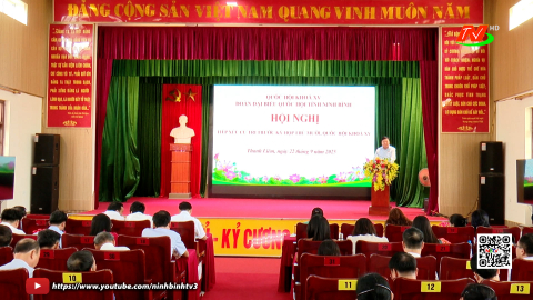 Đo&agrave;n Đại biểu Quốc hội tỉnh tiếp x&uacute;c cử tri x&atilde; Thanh Li&ecirc;m