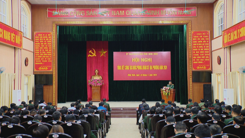 Ninh B&igrave;nh tổng kết c&ocirc;ng t&aacute;c quốc ph&ograve;ng, qu&acirc;n sự địa phương năm 2024