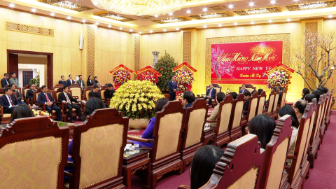 Ch&uacute;c mừng Tỉnh ủy Ninh B&igrave;nh nh&acirc;n Kỷ niệm 95 năm Ng&agrave;y th&agrave;nh lập Đảng Cộng sản Việt Nam