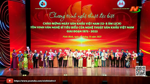 Chương tr&igrave;nh nghệ thuật đặc biệt &ldquo;50 năm nghệ thuật S&acirc;n khấu Việt Nam v&agrave; t&ocirc;n vinh văn nghệ sĩ giai đoạn 1975-2025&rdquo;