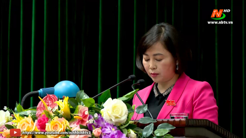 HĐND tỉnh kh&oacute;a XV thảo luận tại hội trường