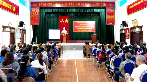 Tuy&ecirc;n truyền, vận động nh&acirc;n d&acirc;n thực hiện c&aacute;c nhiệm vụ c&ocirc;ng t&aacute;c d&acirc;n vận