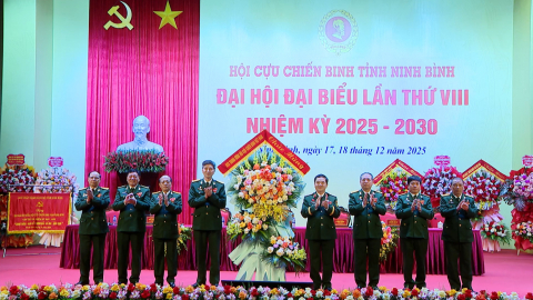 Đại hội đại biểu Hội Cựu chiến binh tỉnh Ninh B&igrave;nh lần thứ VIII, nhiệm kỳ 2025-2030