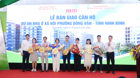 B&agrave;n giao căn hộ dự &aacute;n nh&agrave; ở x&atilde; hội tại phường Đồng Văn