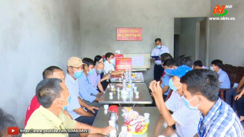 Ủy ban MTTQ huyện Y&ecirc;n Kh&aacute;nh b&agrave;n giao 4 ng&ocirc;i nh&agrave; "Đại đo&agrave;n kết"