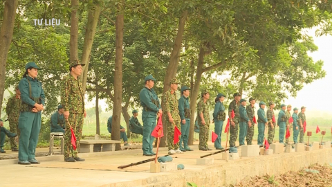Tổng kết phong tr&agrave;o thi đua Quyết thắng khối lực lượng vũ trang c&aacute;c huyện, th&agrave;nh phố