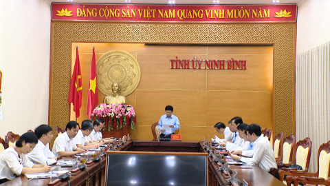 Thường trực Ban Chỉ đạo ph&ograve;ng, chống tham nhũng, l&atilde;ng ph&iacute;, ti&ecirc;u cực Tỉnh họp thường kỳ