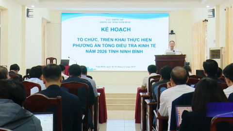 Tập huấn nghiệp vụ tổng điều tra kinh tế năm 2026