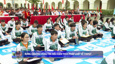 Rung chu&ocirc;ng v&agrave;ng t&igrave;m hiểu kiến thức ph&aacute;p luật về TTATGT