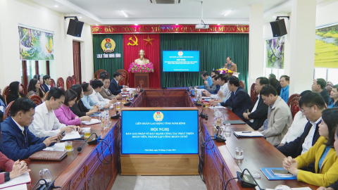 Đẩy mạnh c&ocirc;ng t&aacute;c ph&aacute;t triển đo&agrave;n vi&ecirc;n, th&agrave;nh lập C&ocirc;ng đo&agrave;n cơ sở
