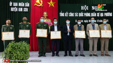 Kim Sơn triển khai nhiệm vụ c&ocirc;ng t&aacute;c quốc ph&ograve;ng, qu&acirc;n sự địa phương năm 2022