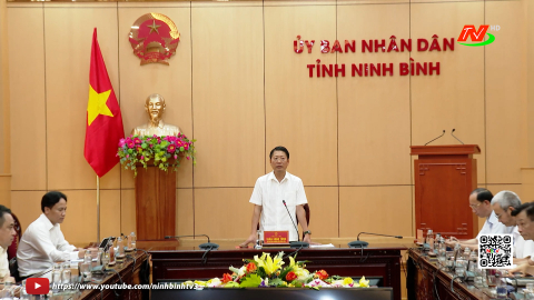 Đồng ch&iacute; Ph&oacute; Chủ tịch Thường trực UBND tỉnh l&agrave;m việc với Sở Văn ho&aacute; v&agrave; Thể thao
