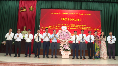 X&atilde; C&aacute;t Th&agrave;nh tổng kết năm học 2025 - 2026