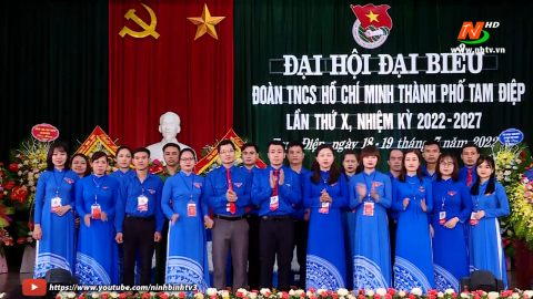 Đại hội Đại biểu Đo&agrave;n TNCS Hồ Ch&iacute; Minh th&agrave;nh phố Tam Điệp lần thứ X