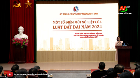 Th&agrave;nh phố Tam Điệp tuy&ecirc;n truyền Luật Đất đai năm 2024