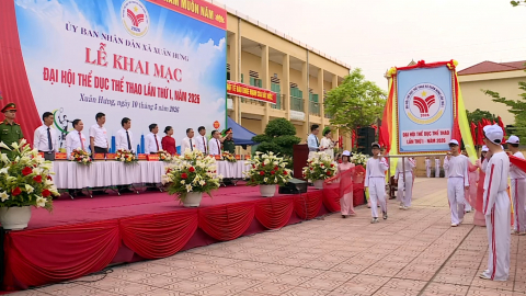 Xu&acirc;n Hưng khai mạc Đại hội Thể dục thể thao lần thứ I, năm 2026