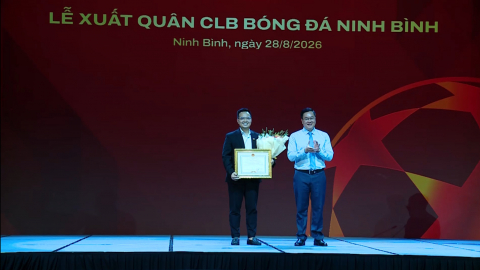 Lễ xuất qu&acirc;n C&acirc;u lạc bộ b&oacute;ng đ&aacute; Ninh B&igrave;nh FC m&ugrave;a giải 2026-2027