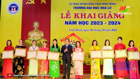 Trường Đại học Hoa Lư khai giảng năm học 2023-2024