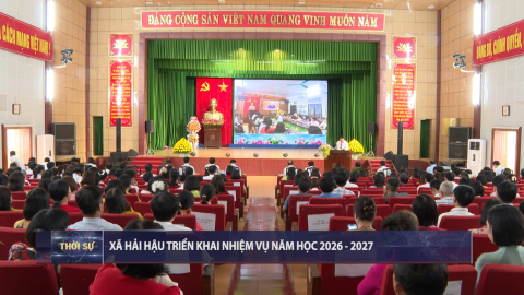 X&atilde; Hải Hậu triển khai nhiệm vụ năm học 2026-2027