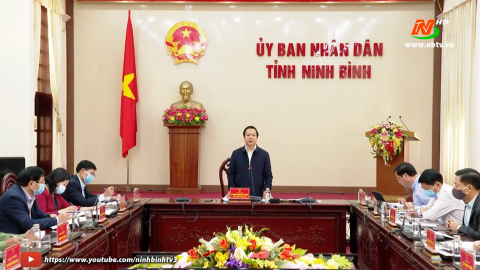 Ban chỉ đạo ph&ograve;ng, chống COVID-19 tỉnh họp b&agrave;n giải ph&aacute;p chống dịch