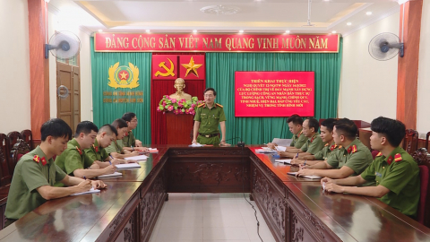 C&ocirc;ng an Kim Sơn đẩy mạnh phong tr&agrave;o tự học, tự r&egrave;n, tự đ&agrave;o tạo
